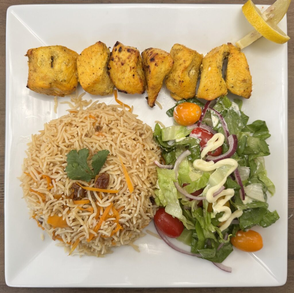 Chicken Saffron Platter